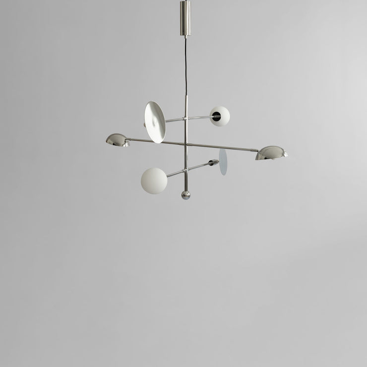 101 Copenhagen Sahn Chandelier - Chrome 5m, (UL/NA)