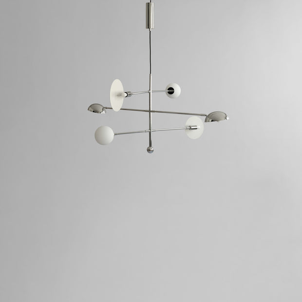 101 Copenhagen Sahn Chandelier - Chrome 5m, (UL/NA)