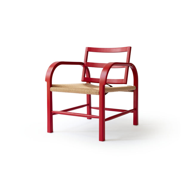 MAZO ARCH Lounge Chair Ruby Red