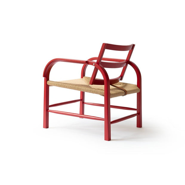 MAZO ARCH Lounge Chair Ruby Red