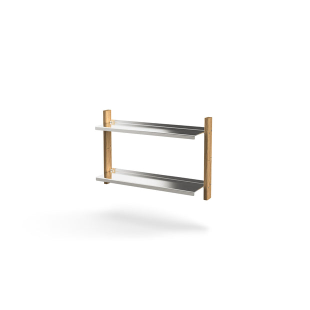 MAZO MOD Shelving System with Aluminum and Oak