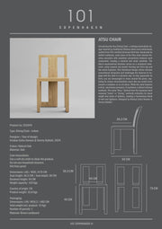 101 Copenhagen Atsu Chair - Natural Oak