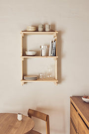 Form & Refine Beam Wall Shelf 3, Pine