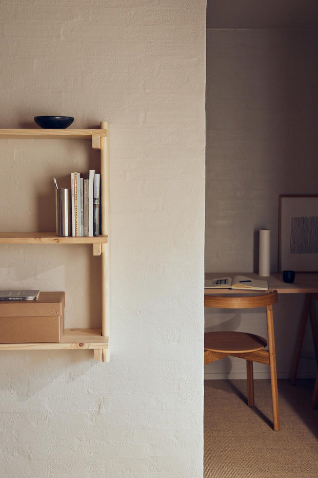 Form & Refine Beam Wall Shelf 3, Pine