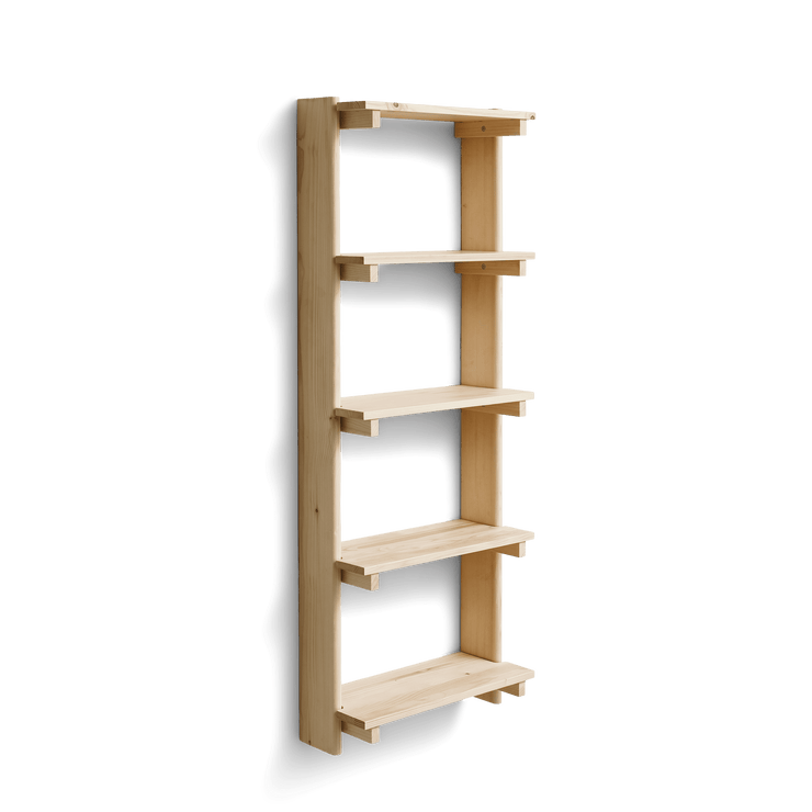 Form & Refine Beam Wall Shelf 5, Pine