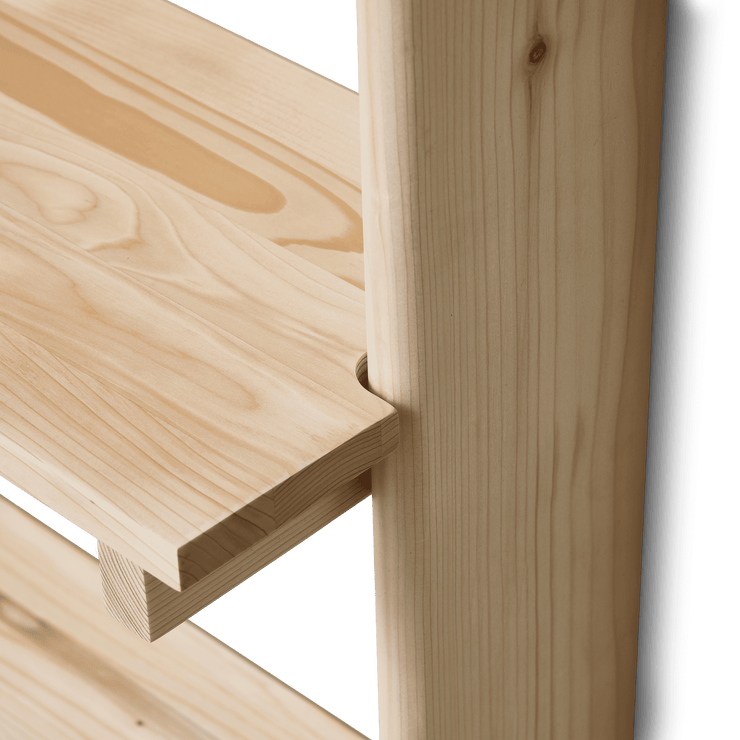 Form & Refine Beam Wall Shelf 3, Pine