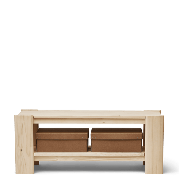 Form & Refine Beam Bench, Pine