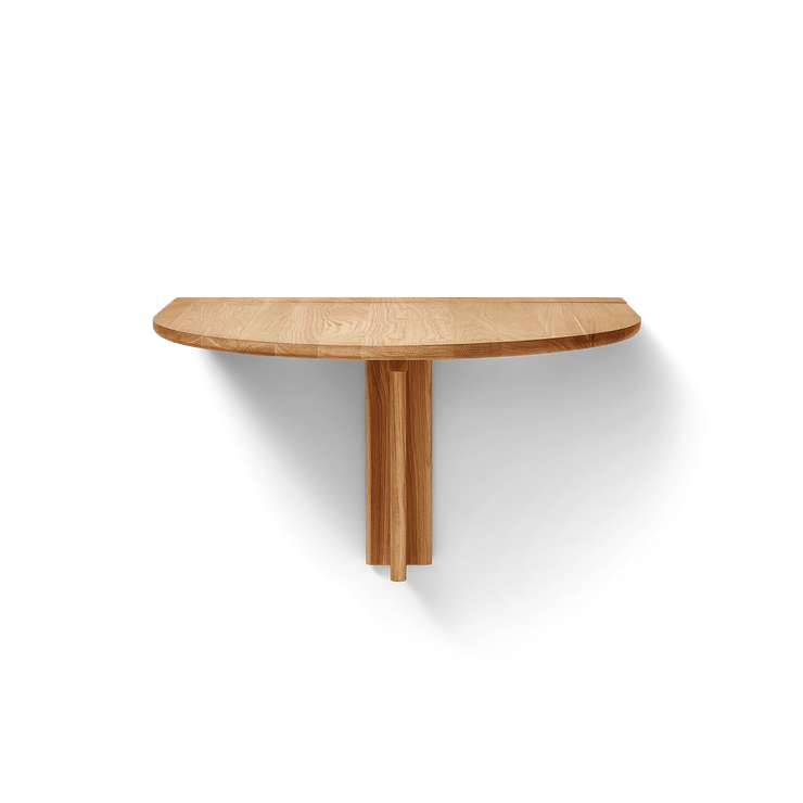 Form & Refine Trefoil Folding Wall Table, Oak