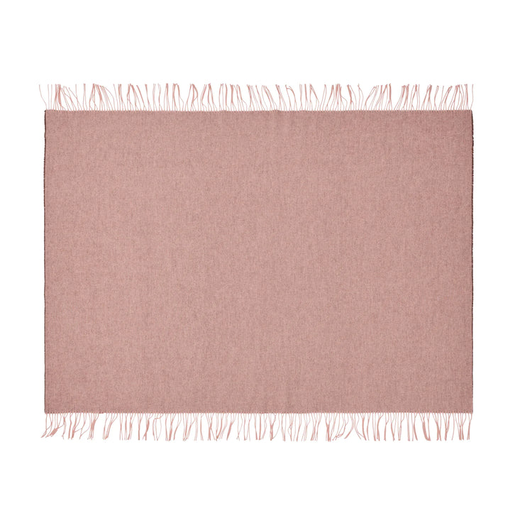 Silkeborg Uldspinderi Franja Throw - Pink/Brown