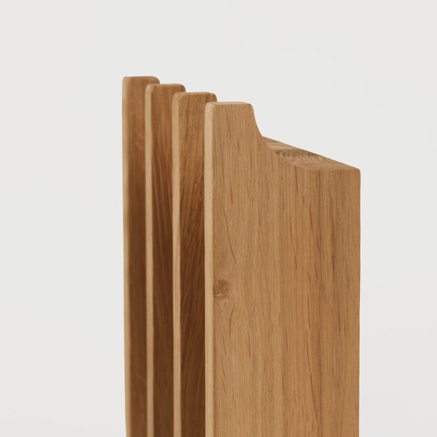 Kristina Dam Studio Column Coat Rack, Warm Oak