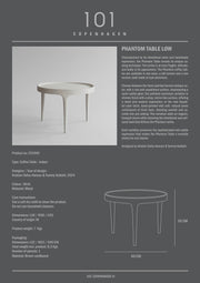 101 Copenhagen Phantom Table, Low - Birch