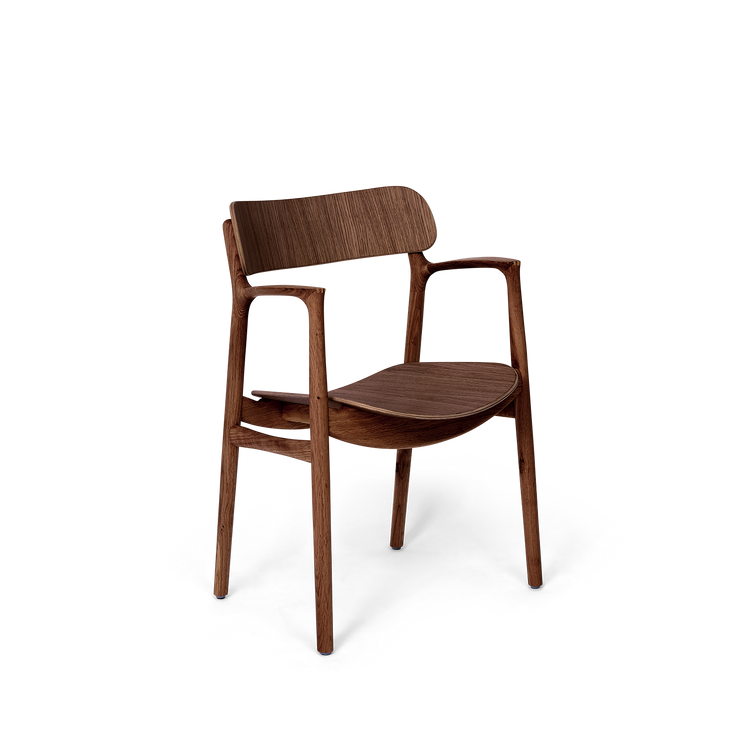 Bent Hansen Asger Chair, Smoked Oak