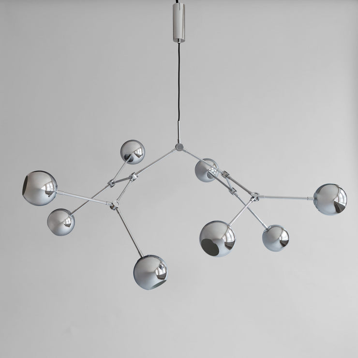 101 Copenhagen Drop Chandelier Globe - Chrome (UL N/A)