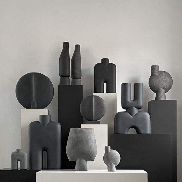 Sphere Vase Tall - Dark Grey - 101 CPH