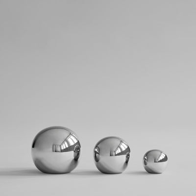 101 Copenhagen Gallery Balls, Set of 3 - Chrome