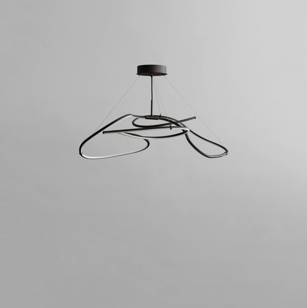 101 Copenhagen Ghost Chandelier, Mini - Burned Black (UL N/A)