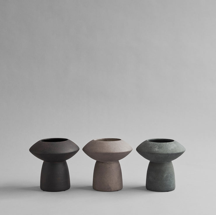 Sphere Vase, Fat - Dark Grey - 101 CPH