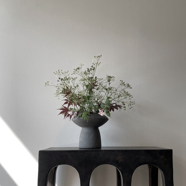 Sphere Vase, Fat - Dark Grey - 101 CPH