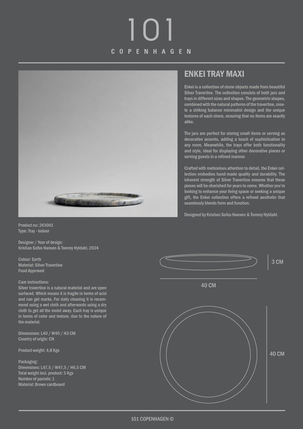 101 Copenhagen Enkei Tray, Maxi - Earth