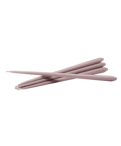 STOFF Nagel Taper Candle by Ester & Erik, Soft Rose, Set of 6