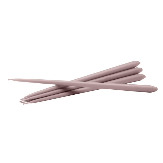 STOFF Nagel Taper Candle by Ester & Erik, Soft Rose, Set of 6