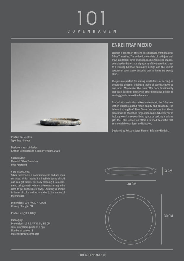 101 Copenhagen Enkei Tray, Medio - Earth