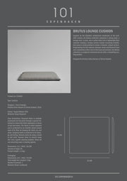 101 Copenhagen Brutus Lounge Cushion - Taupe (Pallazo 163)