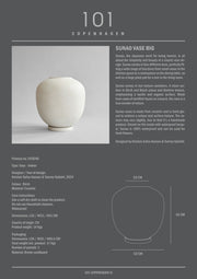 101 Copenhagen Sunao Vase, Big - Birch