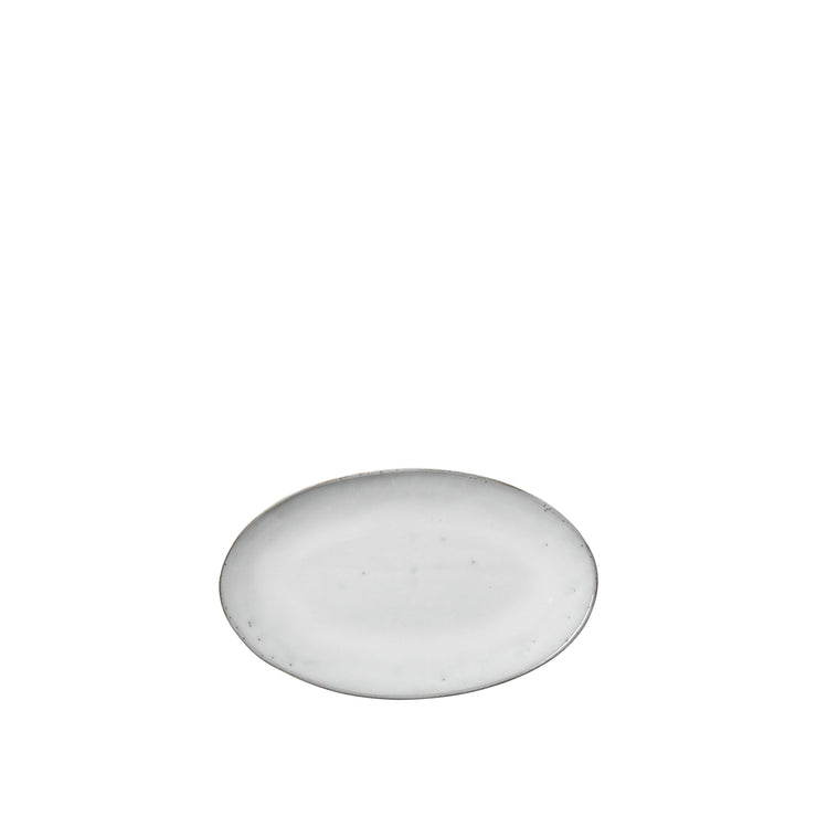 Broste Plate Oval Small Nordic Sand, Set of 2