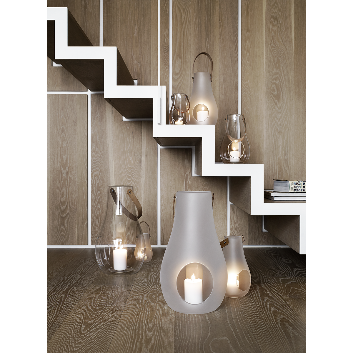 holmegaard design with light lanterne 29 cm